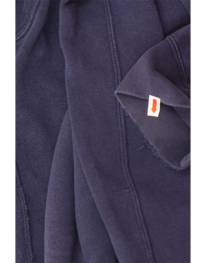 NIKE Herre Loose Fit grafisk hættetrøje XL marineblå bomuld