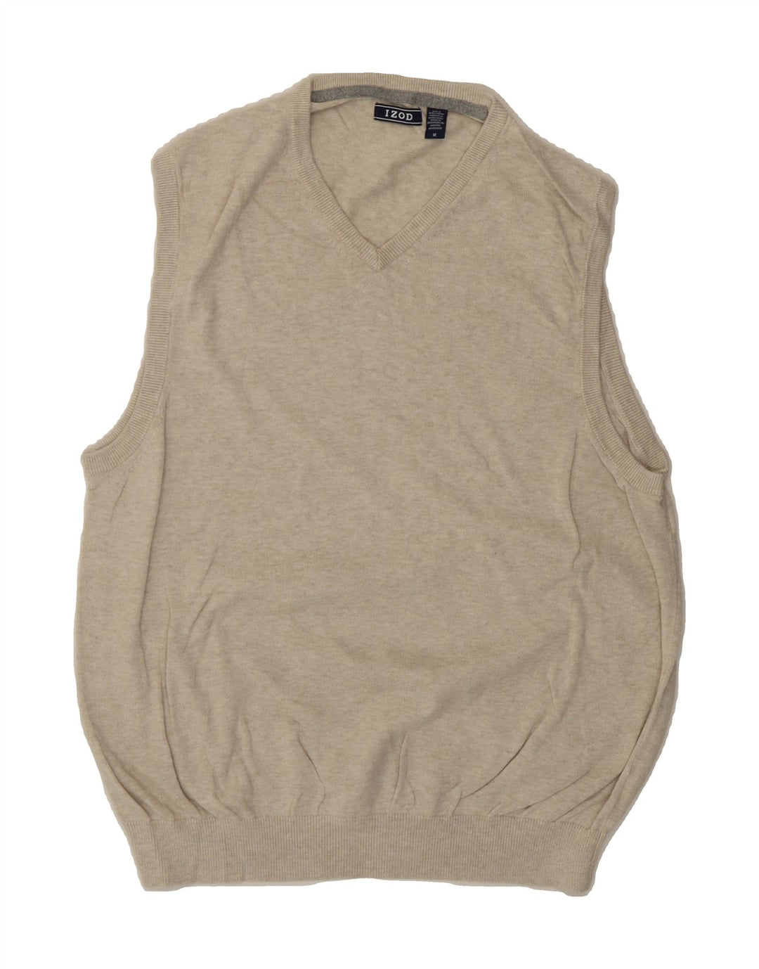IZOD Mens Vest Tank Top Medium Grey Cotton Vintage Izod and Second-Hand Izod from Messina Hembry 