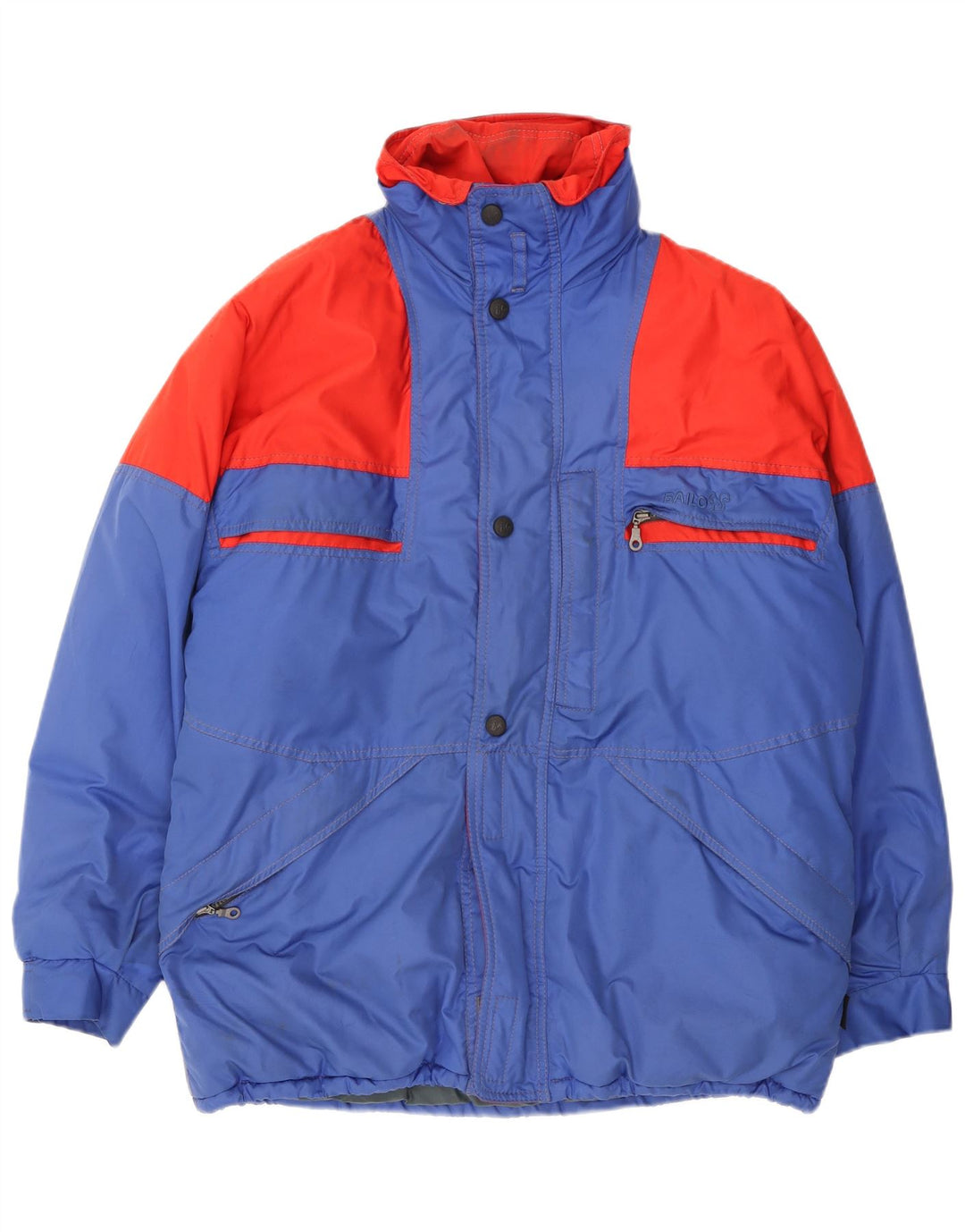 Bailo Herre Hætte Loose Fit Skijakke IT 50 Medium Blue Colourblock