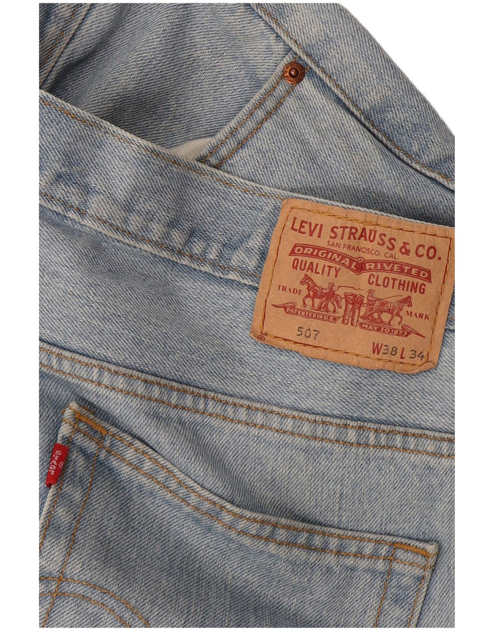 Levi's Herre 507 Bootcut Jeans W38 L34 Blå