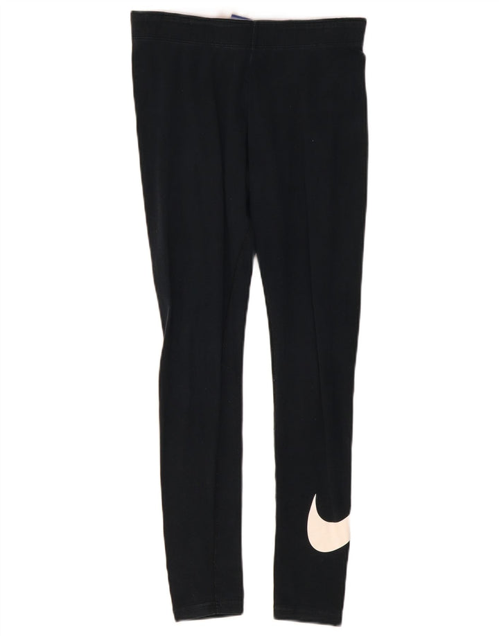 Nike Grafiske Leggings til kvinder UK 10 Lille Sort