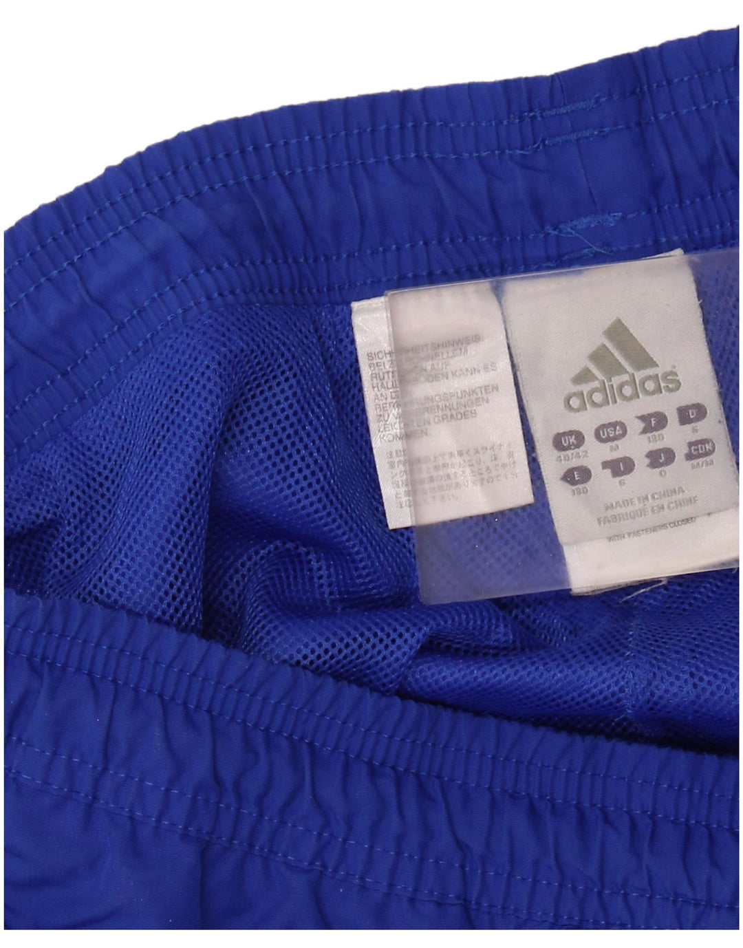 ADIDAS Træningsdragt til mænd Joggers UK 40/42 Medium Blue Colourblock