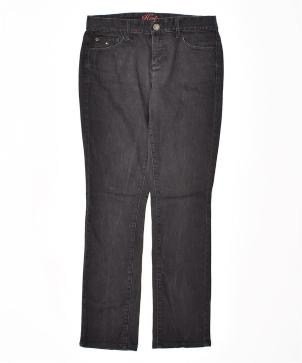 TOMMY HILFIGER Womens Hope Slim Jeans US 6 Medium W30 L30 Black Bomuld