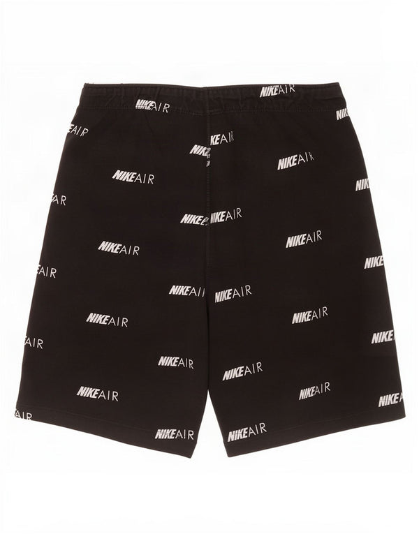 Nike Graphic Sports Shorts til kvinder UK 14 Large Black Bomuld
