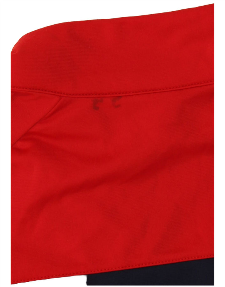 Nike træningsdragt topjakke til drenge 13-14 år XL Rød Colourblock Polyester
