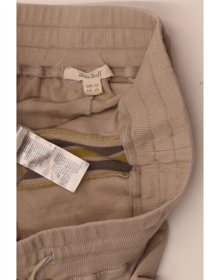 White Stuff Womens træningsdragt Bukser UK 12 Medium Beige Colourblock Bomuld