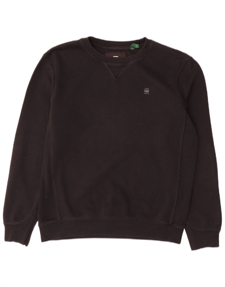 G-STAR Herre sweatshirt Jumper Medium Sort Bomuld