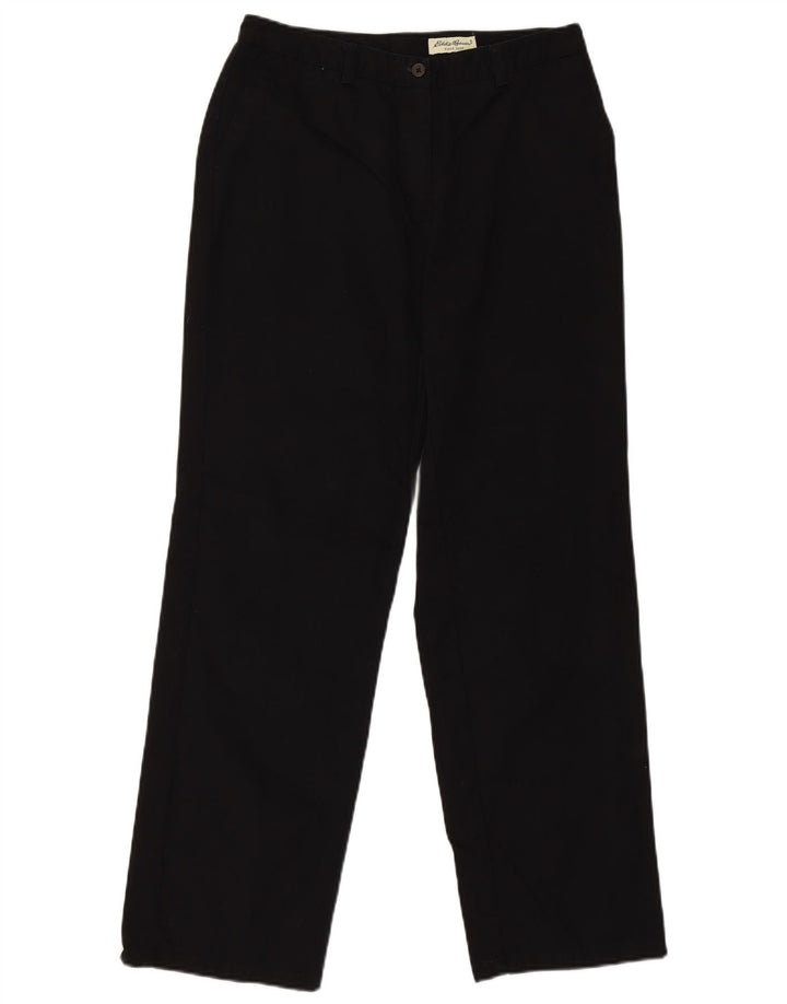 EDDIE BAUER Lige Chinobukser til kvinder EU 40 Medium W30 L30 Sort
