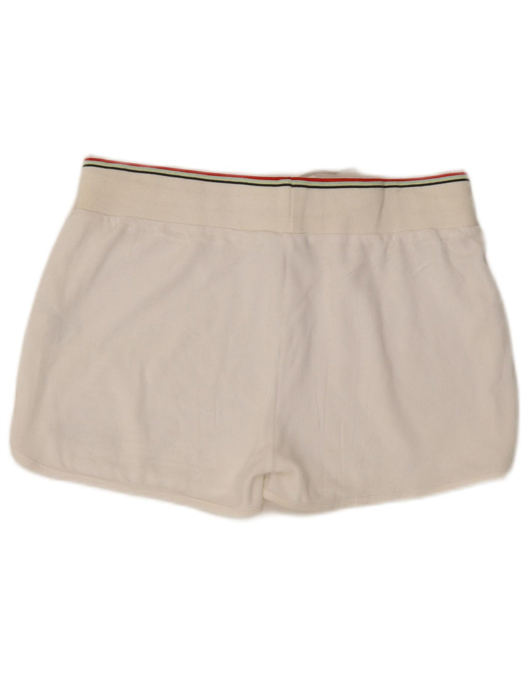 Ellesse Womens Sports Shorts UK 16 Large White Bomuld
