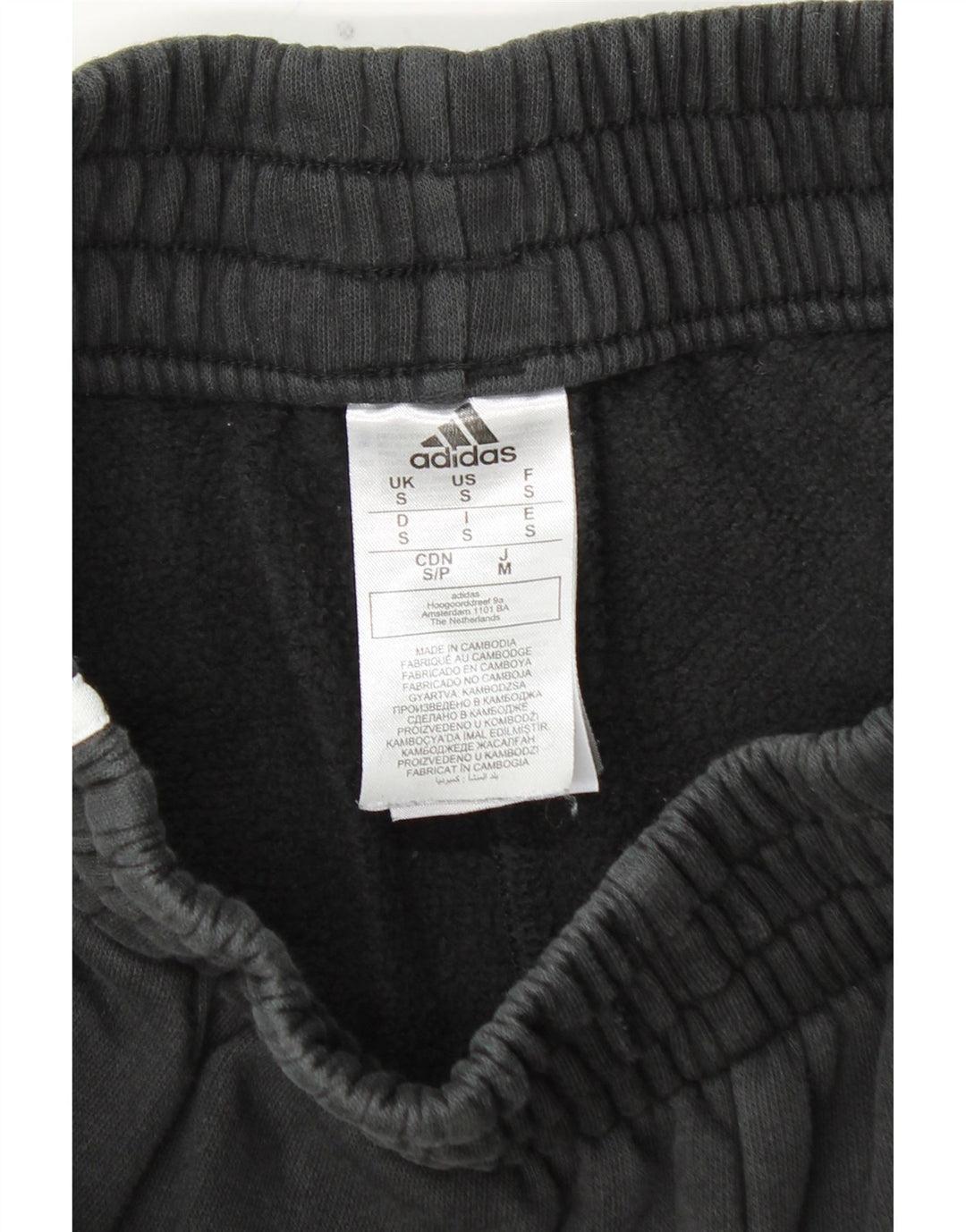 ADIDAS Træningsdragt til mænd Joggers Lille sort bomuld