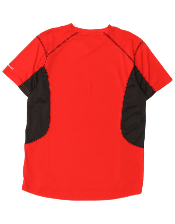 Mountain Warehouse Herre IsoCool T-Shirt Top Stor Rød Colourblock Polyester