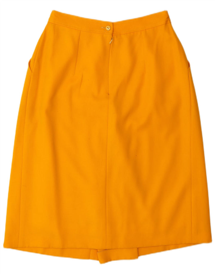 Vintage A-Line nederdel til kvinder W30 Medium Orange Uld