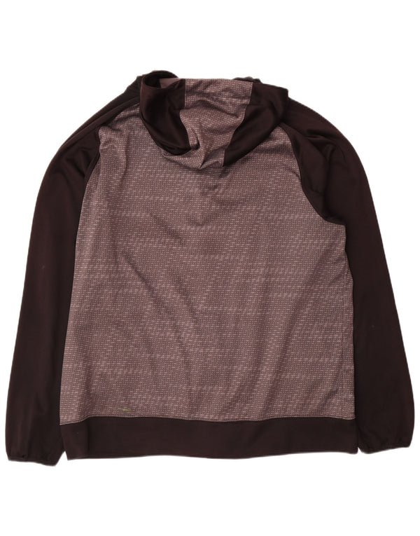 Reebok Herre Boston Bruins Hættetrøje Sweater med lynlås Large Sort Colourblock