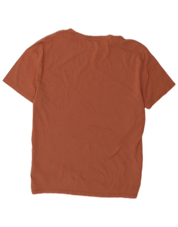 All Saints Herre T-Shirt Top Stor Brun Bomuld