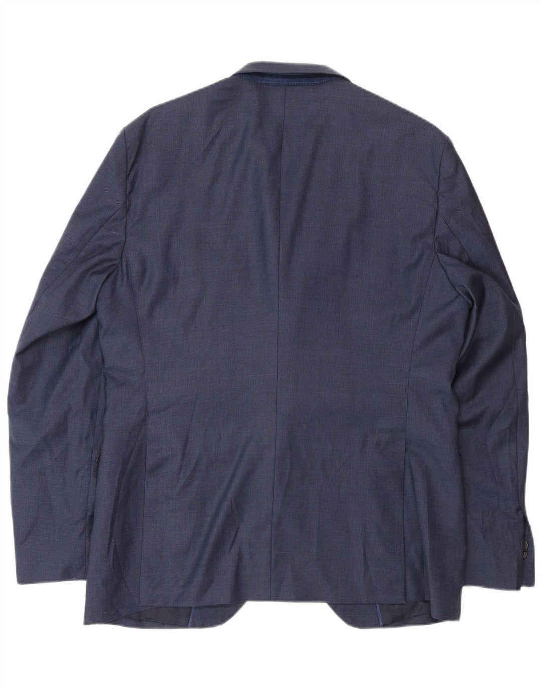 Massimo Dutti Herre Blazer Jacket EU 50 Medium Navy Blue Houndstooth