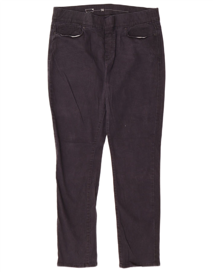 LEVI'S Womens Legging Trousers US 14 Large W32 L29 Navy Blue Cotton