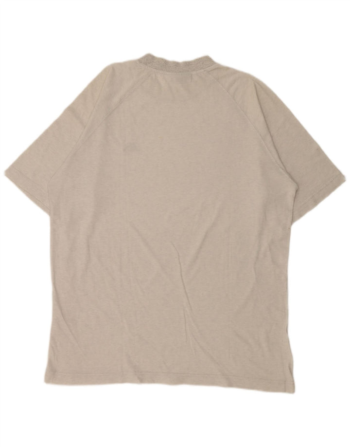 Kappa Herre T-Shirt Top 2XL Grå Flecked Bomuld