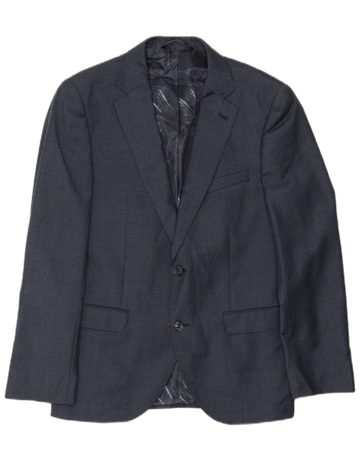 French Connection Herre 2-knaps blazerjakke EU 48 Medium Navy Blue