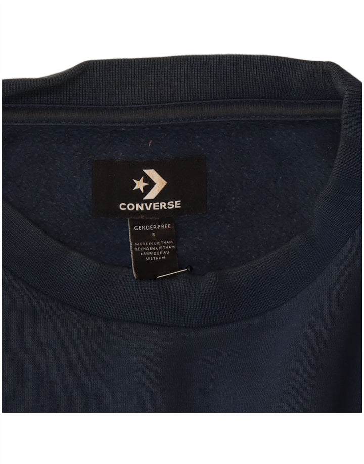 Converse grafisk sweatshirt til mænd, lille marineblå