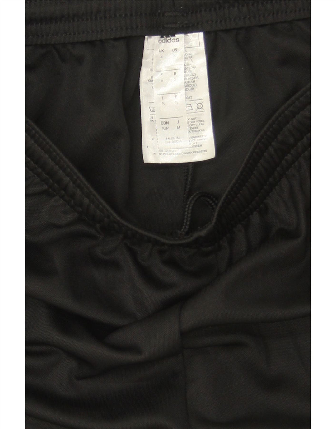 ADIDAS Aeroready Sportsshorts til kvinder UK 8 Small Black Polyester