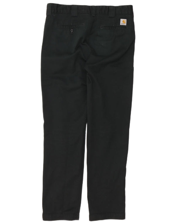 Carhartt Herre Slim Chino Bukser W32 L34 Sort Bomuld