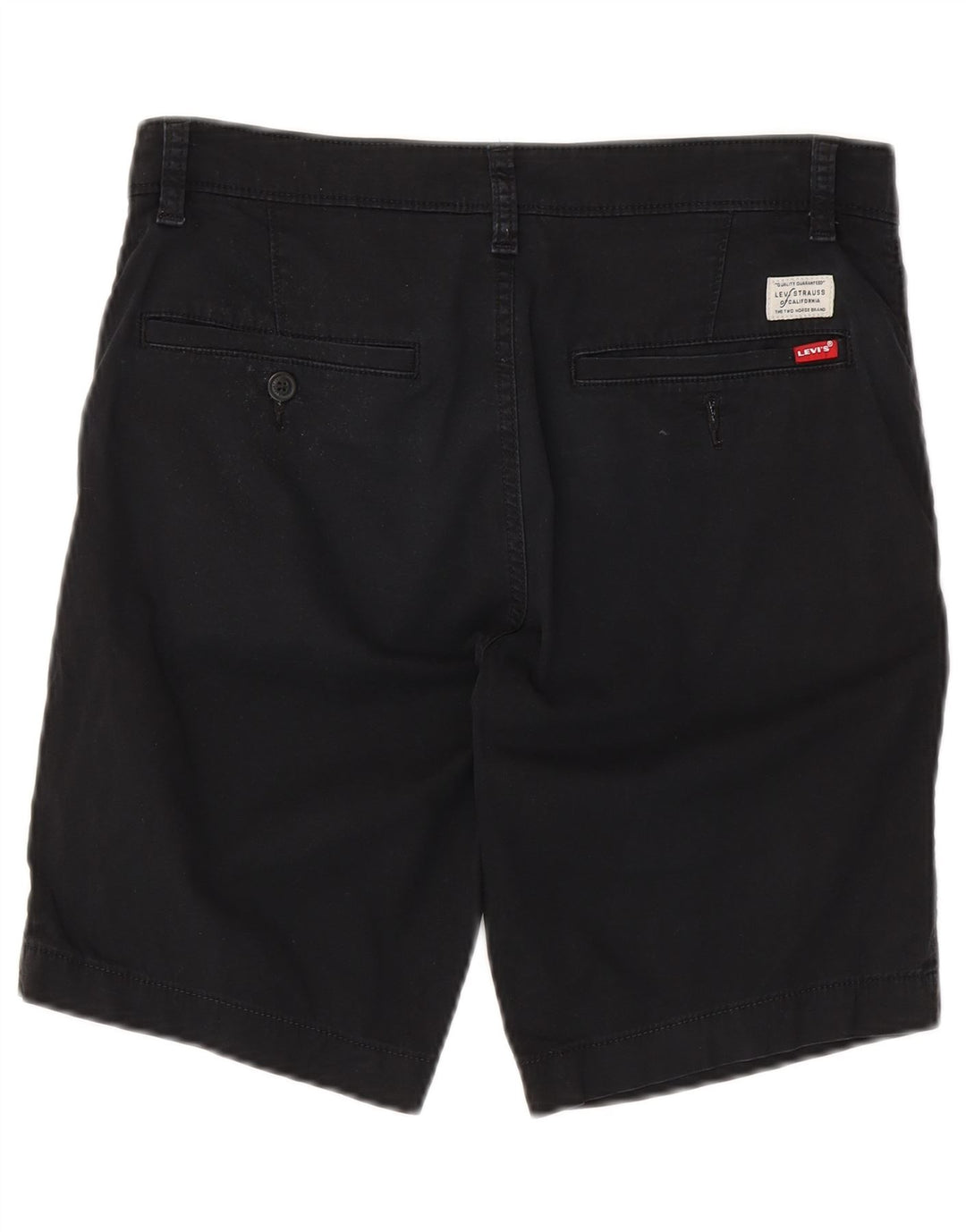 LEVI'S Chino Shorts til mænd W30 Medium Sort Bomuld