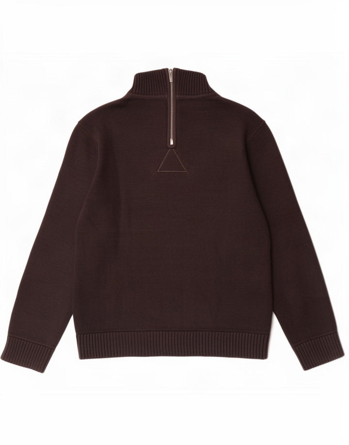 Tommy Hilfiger Herre Zip Neck Jumper Sweater Large Sort