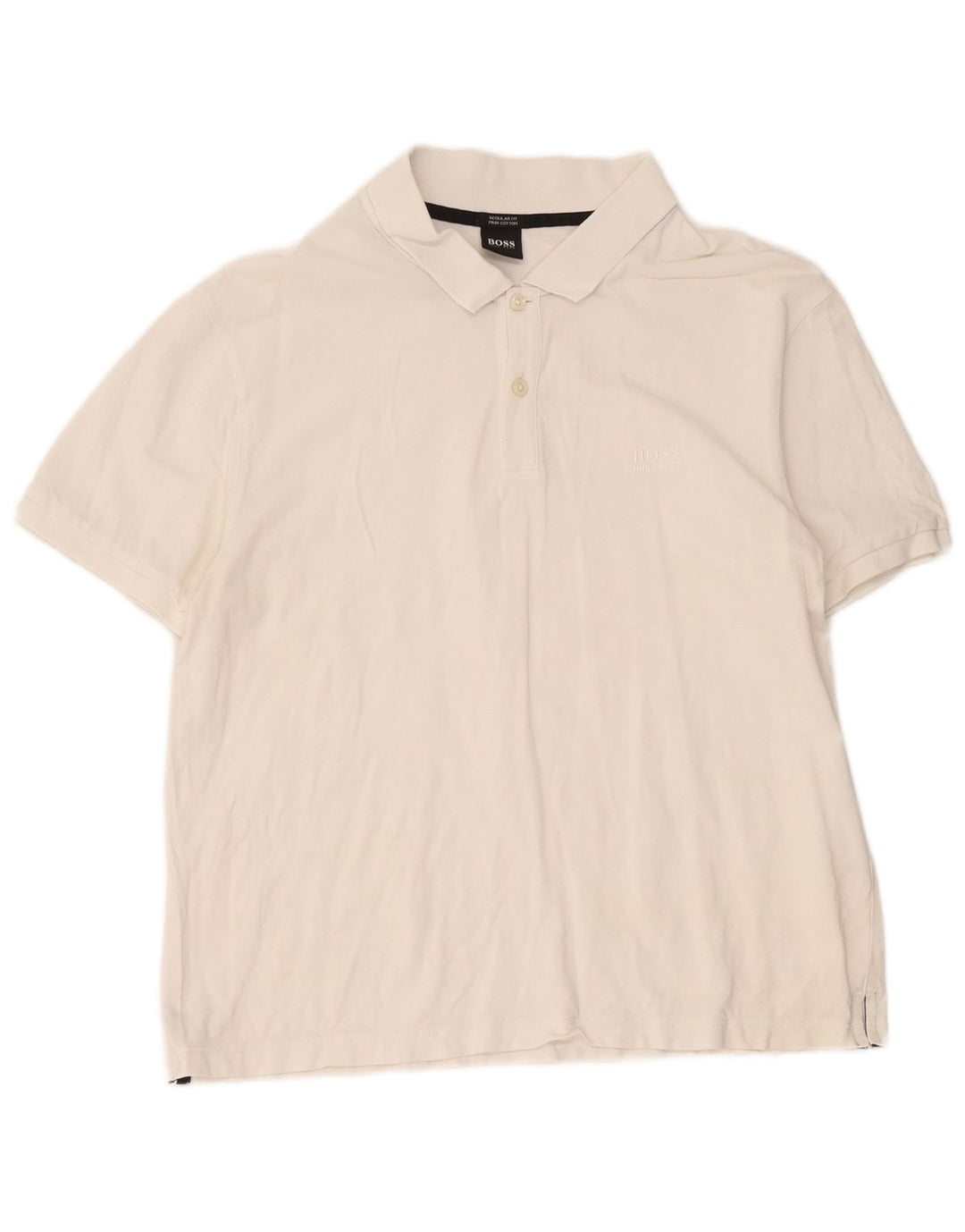 Hugo Boss Herre Regular Fit Polo Shirt XL Hvid