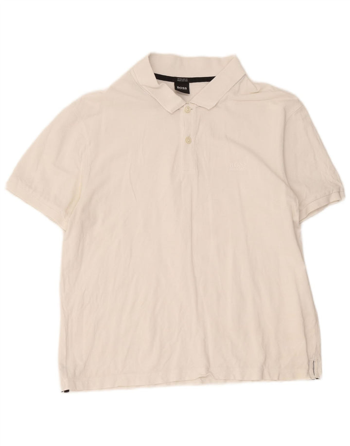 Hugo Boss Herre Regular Fit Polo Shirt XL Hvid