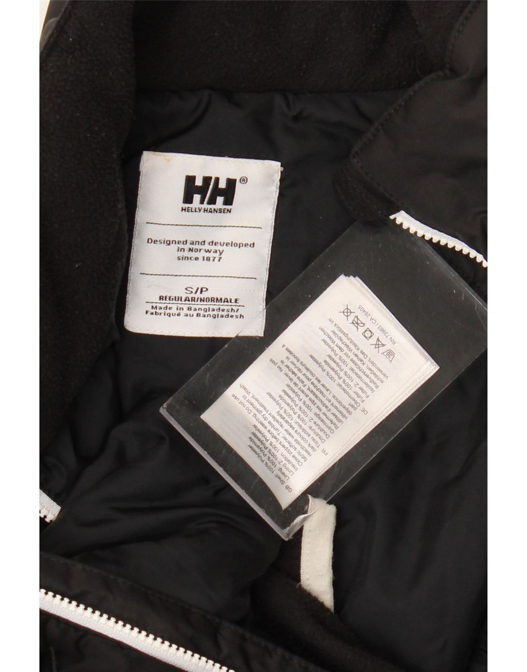 Helly Hansen Polstret Damejakke UK 10 Small Black Colourblock Polyester