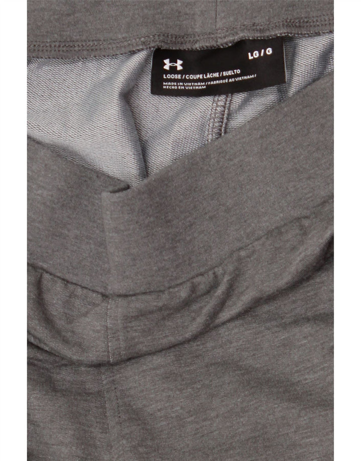 UNDER ARMOUR Herre SMU Mustangs Træningsdragt Bukser Joggers Large Grå