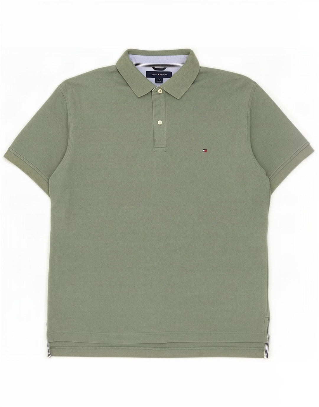 Tommy Hilfiger Polo Shirt til mænd Stor grøn bomuld