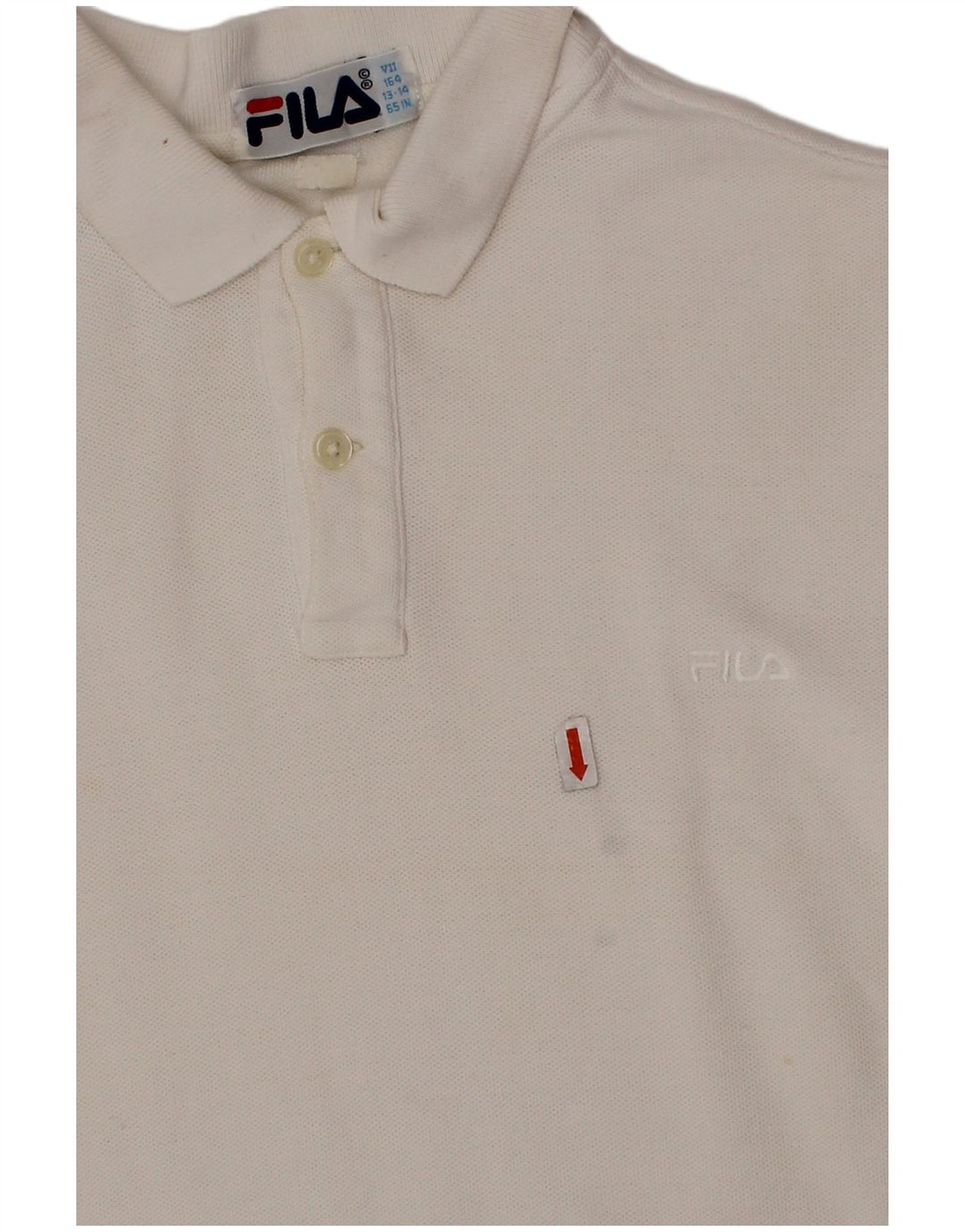 FILA drenge poloshirt 13-14 år hvid