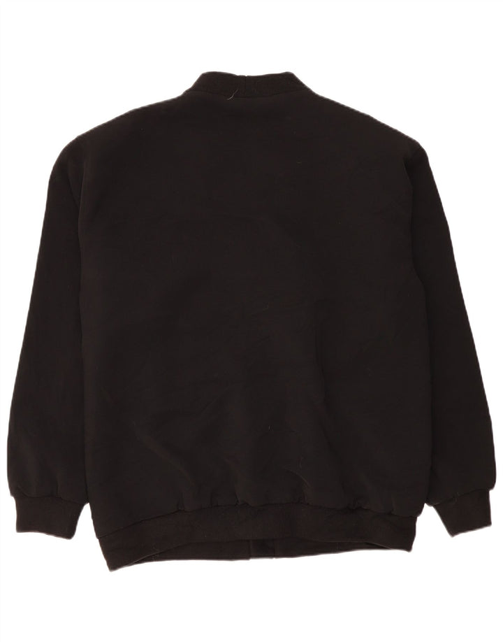 VINTAGE Bomberjakke til mænd UK 42 XL Sort Colourblock Polyester