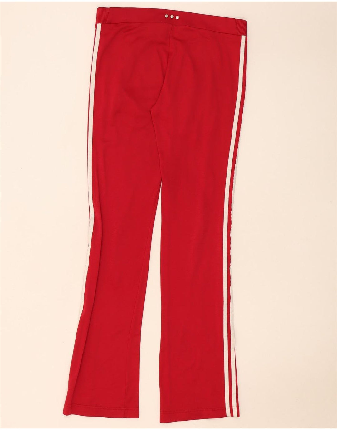 Adidas Træningsdragtsbukser til kvinder UK 12 Medium Rød Polyamid
