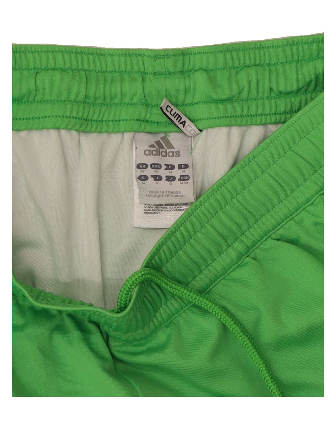 ADIDAS Mens Climacool Sport Shorts Medium Green Polyester Vintage Adidas and Second-Hand Adidas from Messina Hembry 