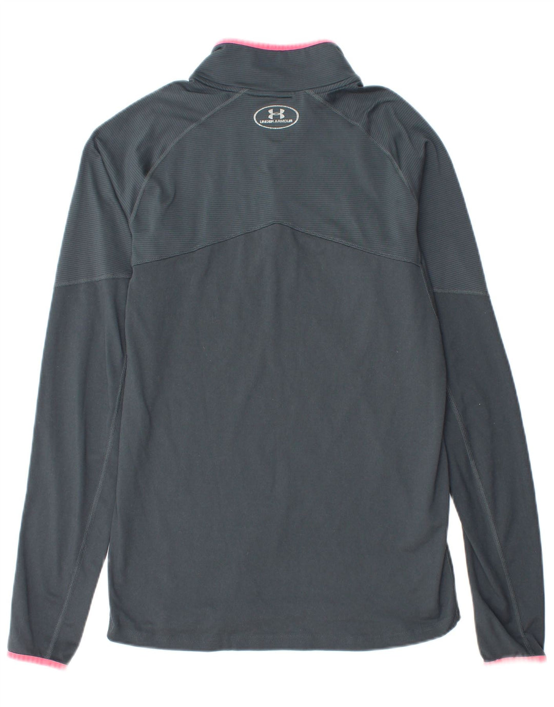 Under Armour Herre Zip Neck Pullover Træningsdragt Top Medium Grå