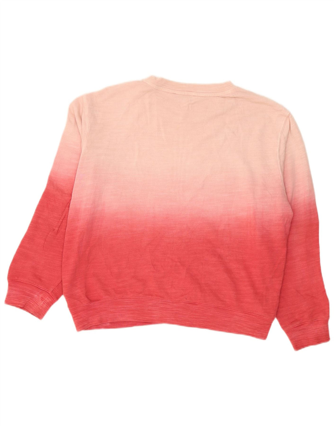 Marks & Spencer Dame Sweatshirt Jumper UK 14 Medium Pink Colourblock