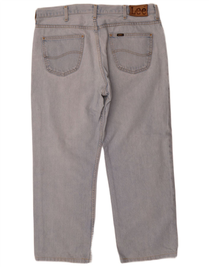 Lee Straight Jeans til mænd W38 L27 blå bomuld