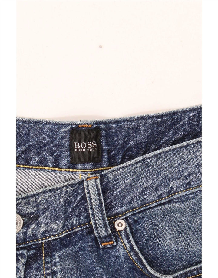Hugo Boss Herre løse jeans W38 L30 Blå Bomuld