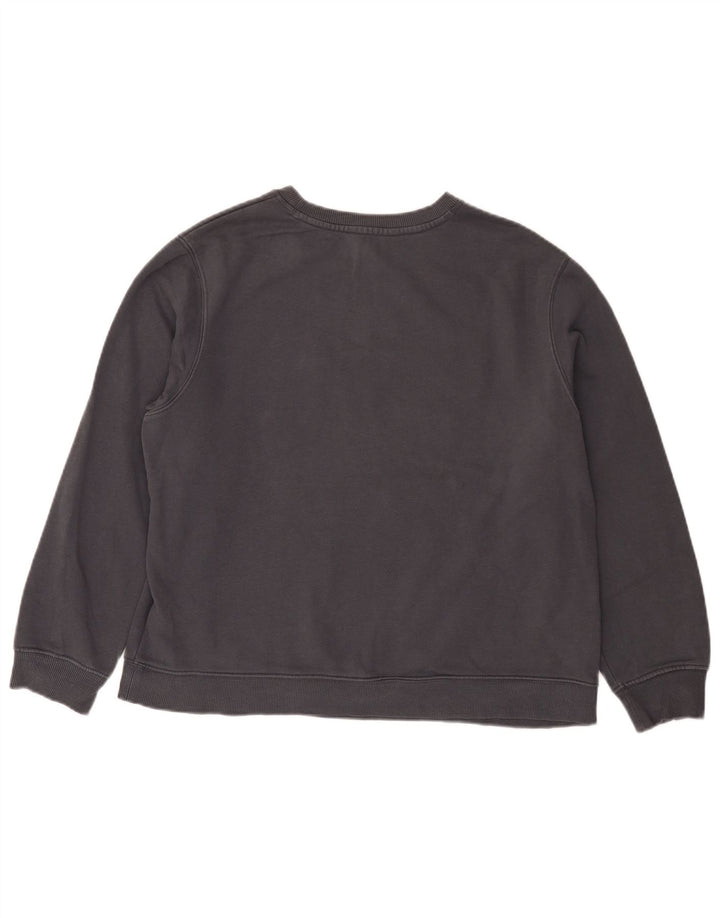 Marks & Spencer Dame Weekend Graphic Sweatshirt Jumper UK 14 Large Black