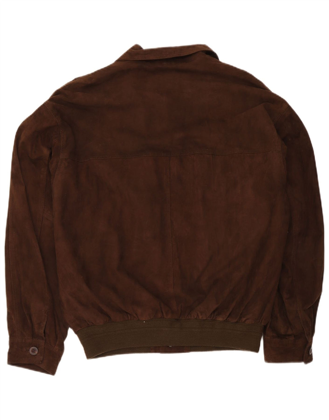 Vintage herre ruskind bomberjakke IT 56 2XL brunt læder