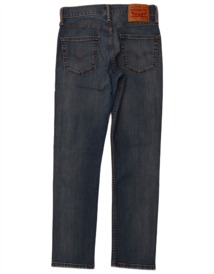 Levi's Herre 511 Slim Jeans W30 L30 Blå Bomuld