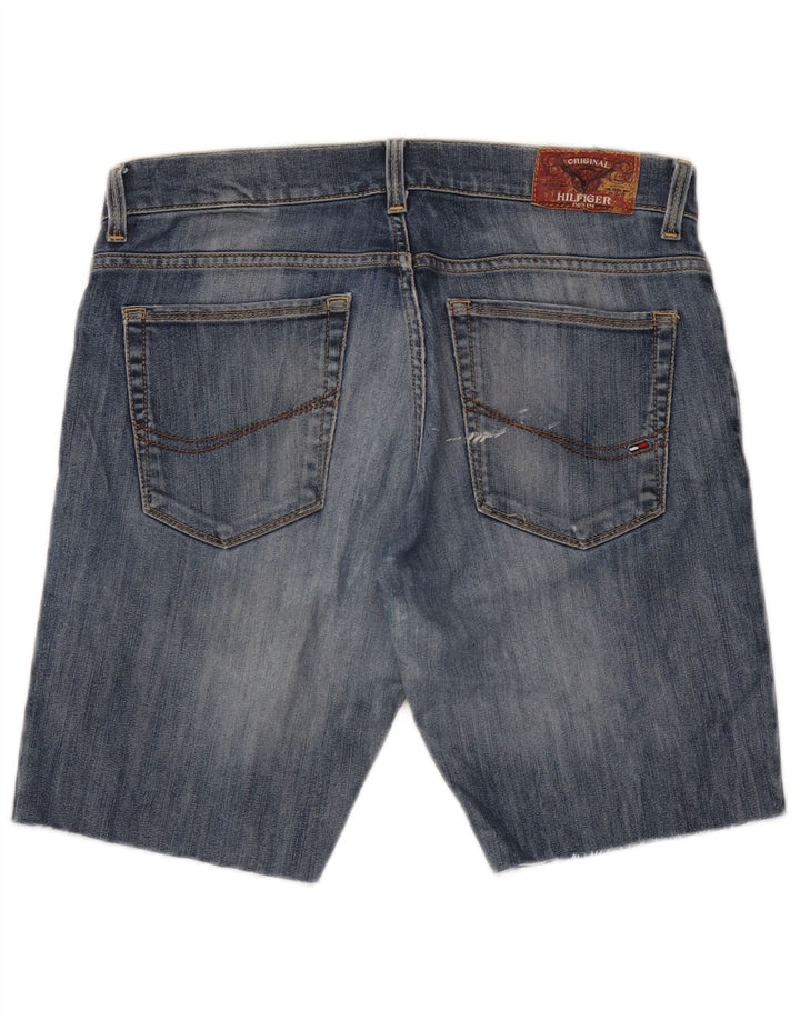 Tommy Hilfiger Dame Denim Shorts W34 Large Blue