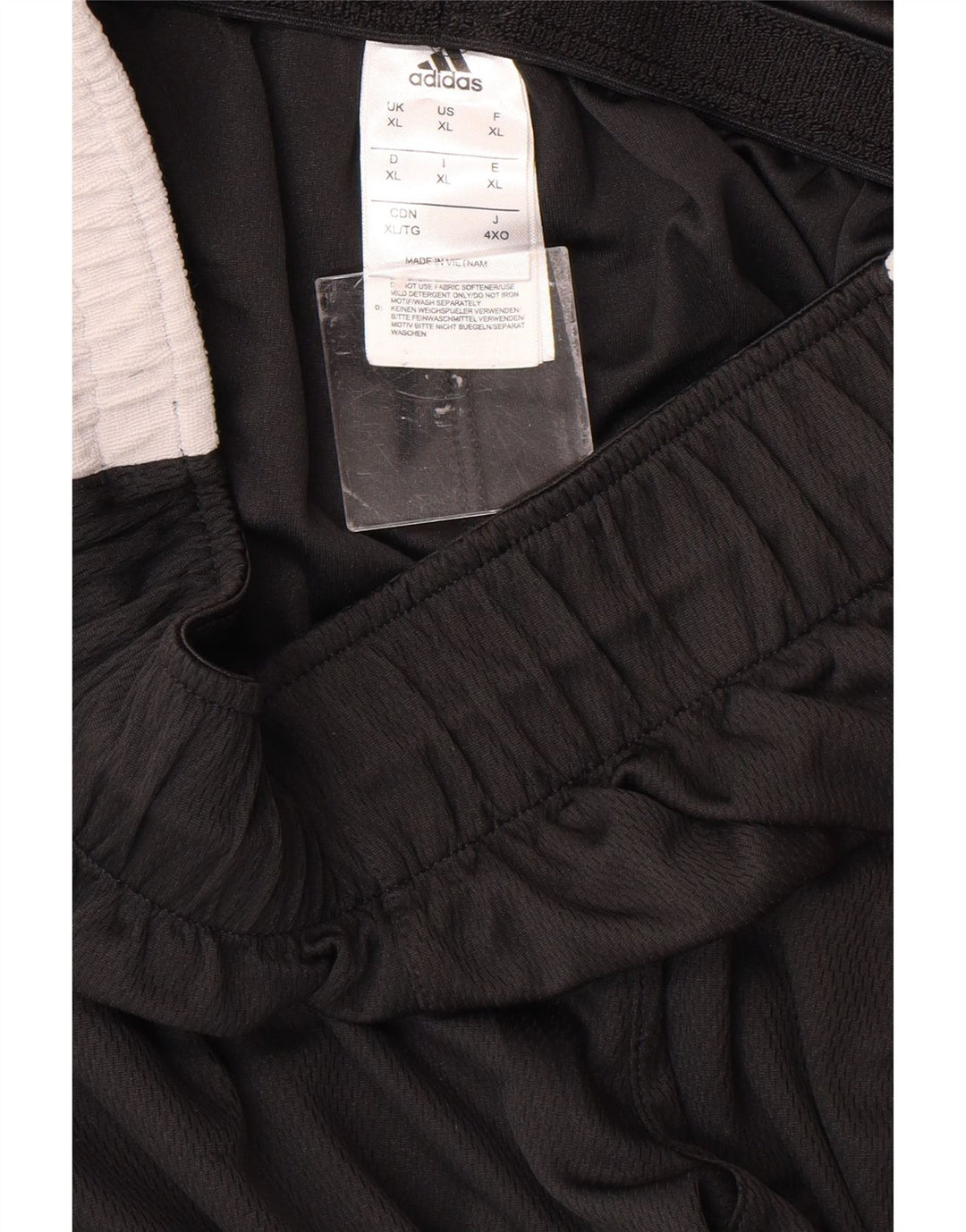 ADIDAS Mens Sport Shorts XL Black Colourblock Polyester