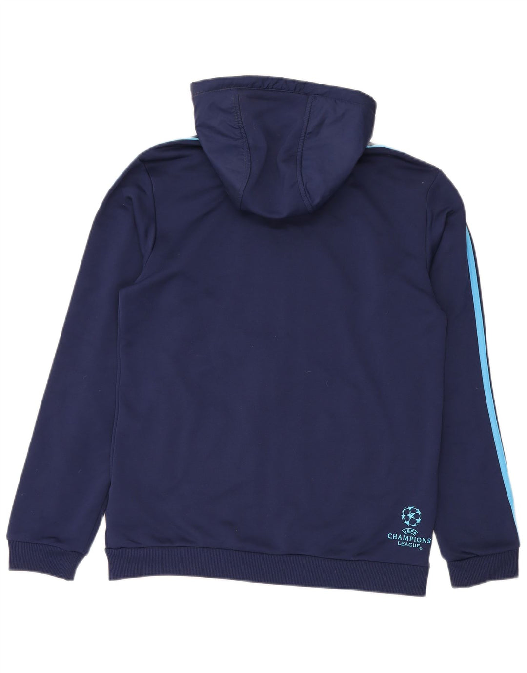 Adidas Hættetrøje med lynlås til mænd mellem marineblå polyester