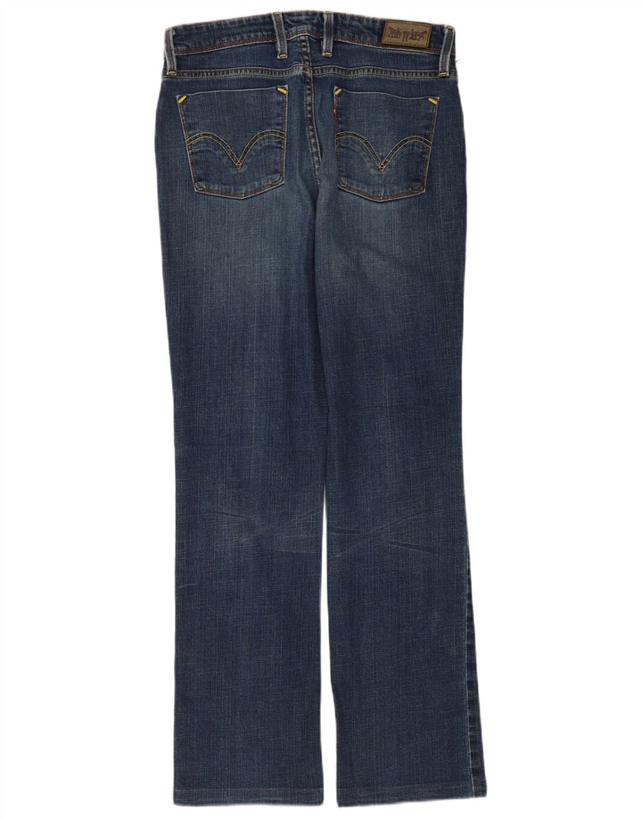 Levi's Dame 627 Straight Jeans W32 L30 Blå Bomuld