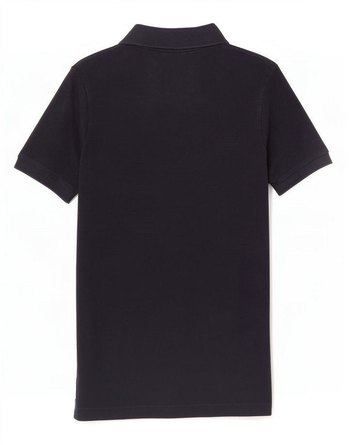Superdry grafisk rugby poloshirt til mænd Medium marineblå bomuld