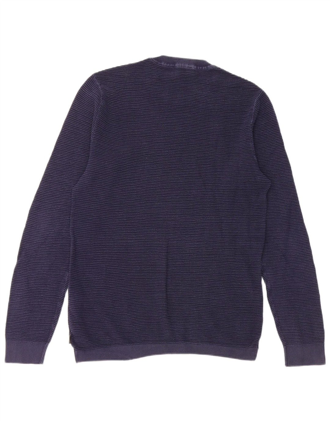 Jack & Jones Herre sweater med rund hals, lille marineblå nålestribe