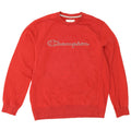 Champion Herre Grafisk Sweatshirt Jumper Stor Rød Bomuld